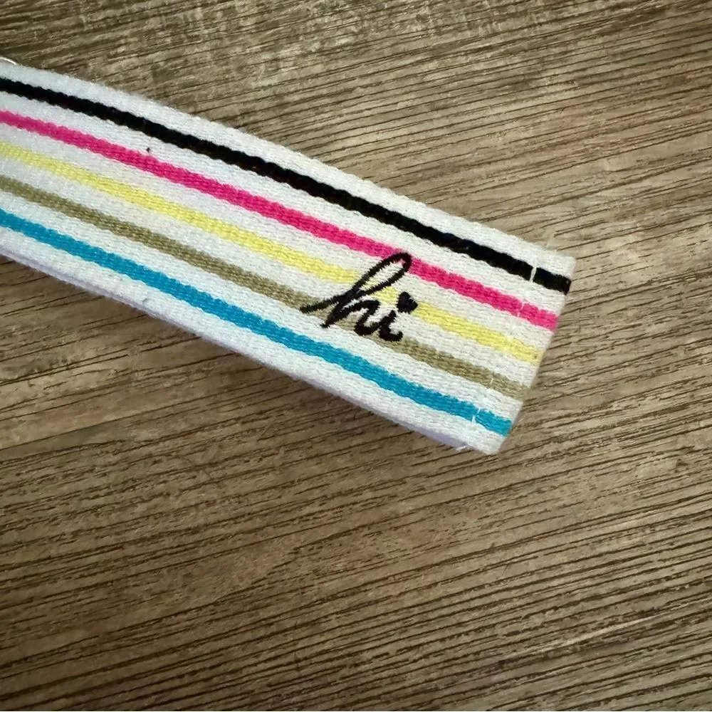 Unbranded Multicolored Canvas Belt Size Medium/Large